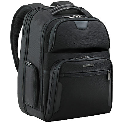 Briggs & Riley Clamshell 17 Laptop Backpack, Black